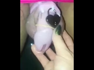 stunning sissy whore learning to lick